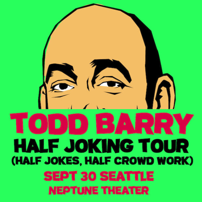 Todd Barry in Seattle at Neptune Theatre
