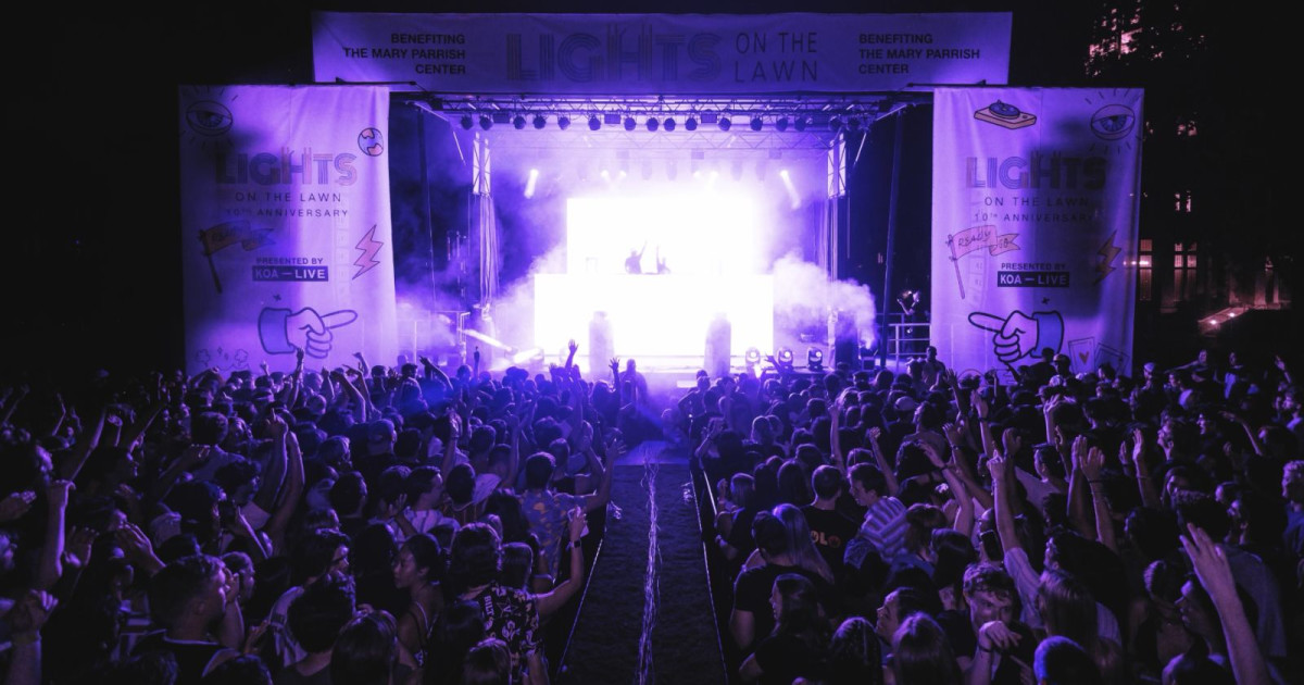 Lights on the Lawn in Nashville at Alumni Lawn Vanderbilt