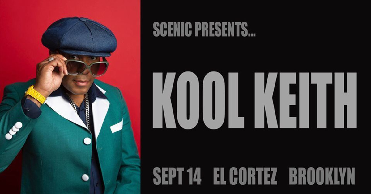 Kool Keith in Brooklyn at El Cortez
