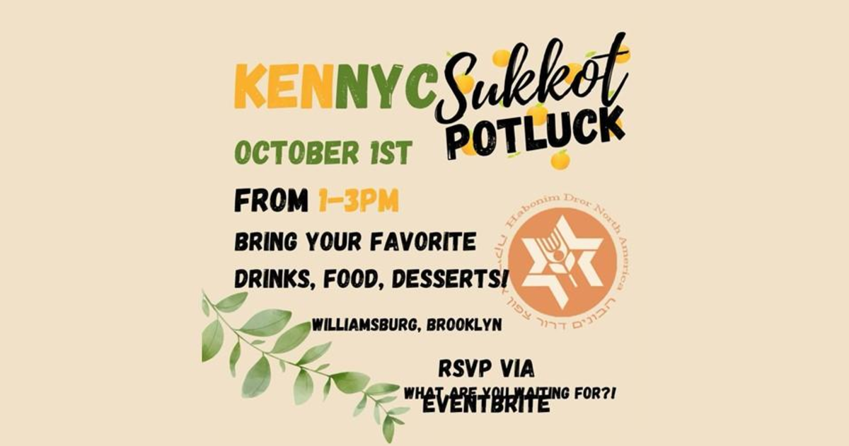 KeNYC Sukkot Potluck in NYC at Williamsburg, Brooklyn