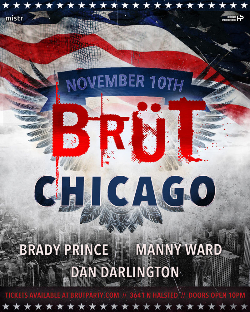 BRÜT Party Chicago Veterans Day Weekend in Chicago at Fantasy