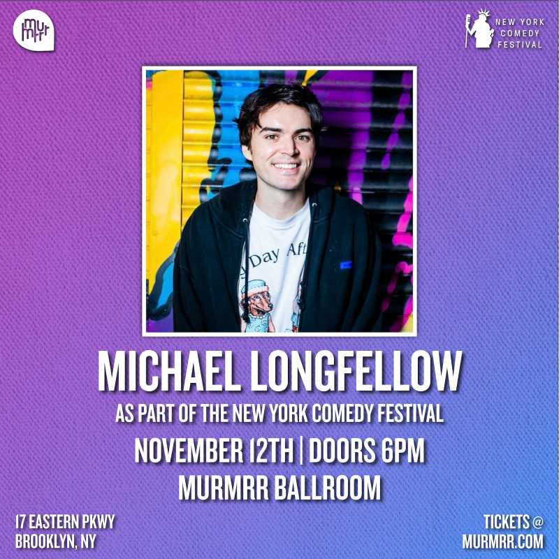Michael Longfellow in NYC at Murmrr Ballroom