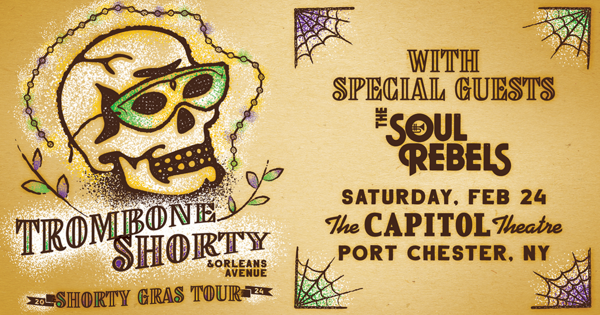 Trombone Shorty & New Orleans Avenue Shorty Gras Tour with The Soul Rebels 24 FEB 2024