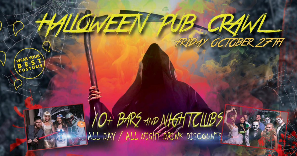 Kansas City Halloween Bar Crawl in San Diego at Tin Roof