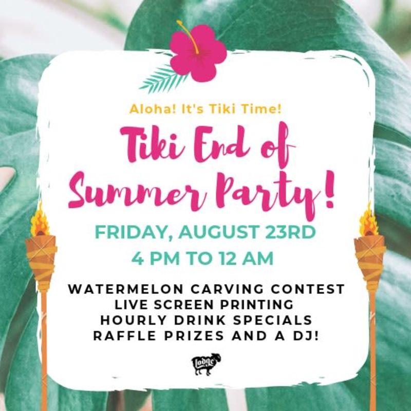 Tiki End Of Summer Party In Austin At Black Sheep Lodge