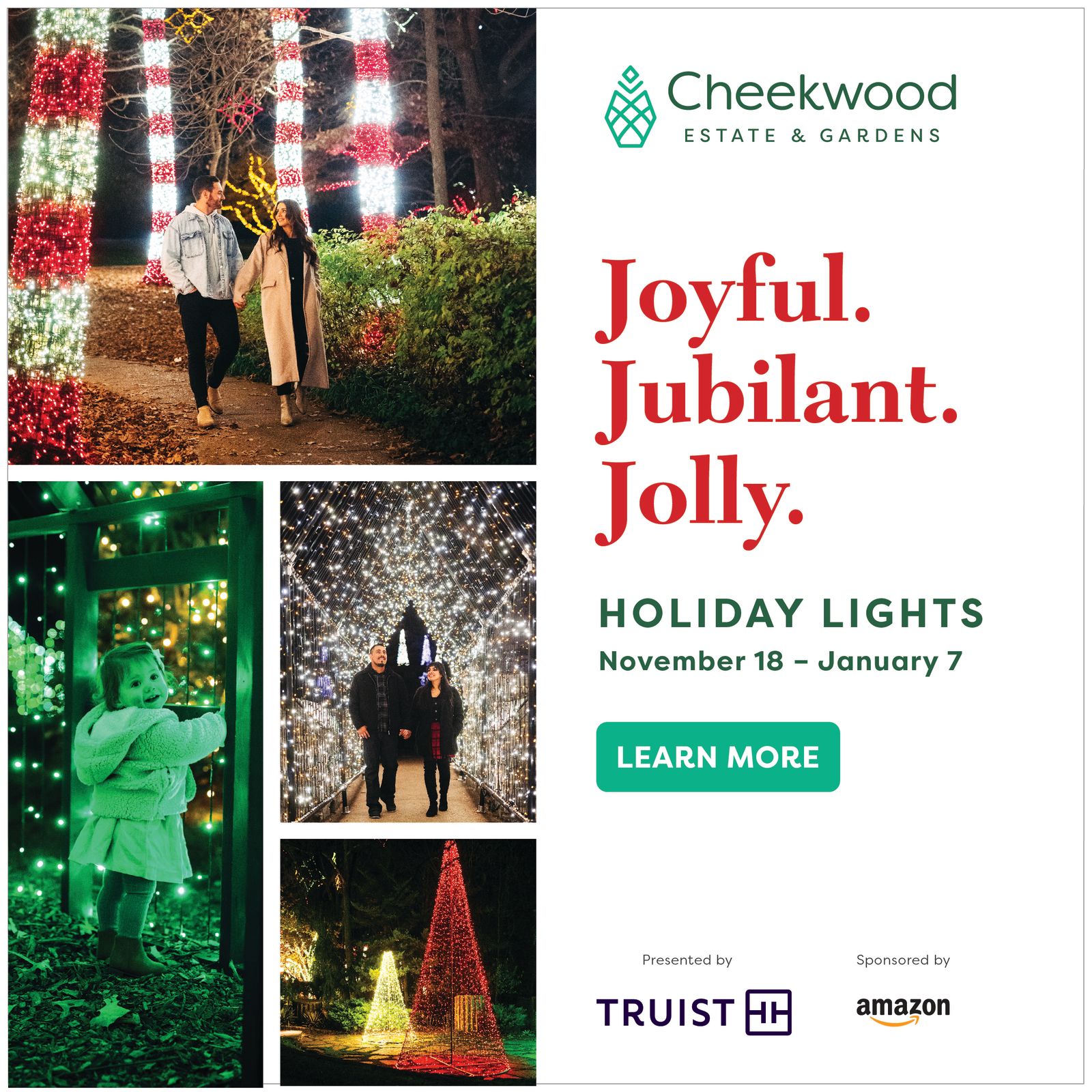 Holiday LIGHTS in Nashville at Cheekwood Botanical Gardens