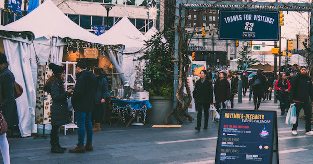 Made in Philadelphia Holiday Market in Philadelphia at Dilworth