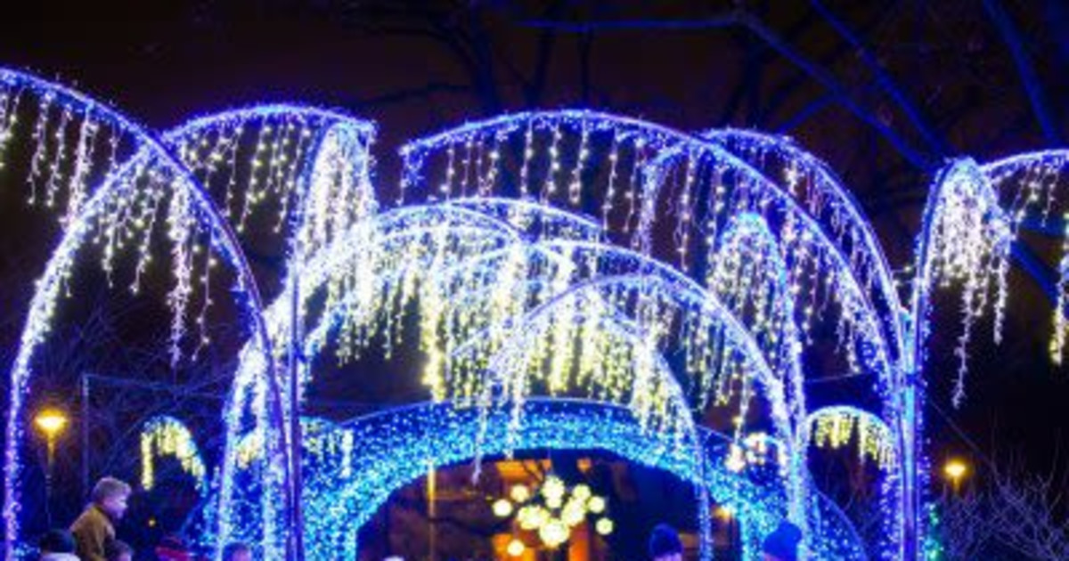 Winterlights in Indianapolis at Newfields