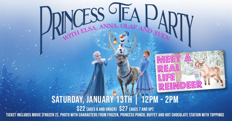 Frozen tea time with store elsa and olaf