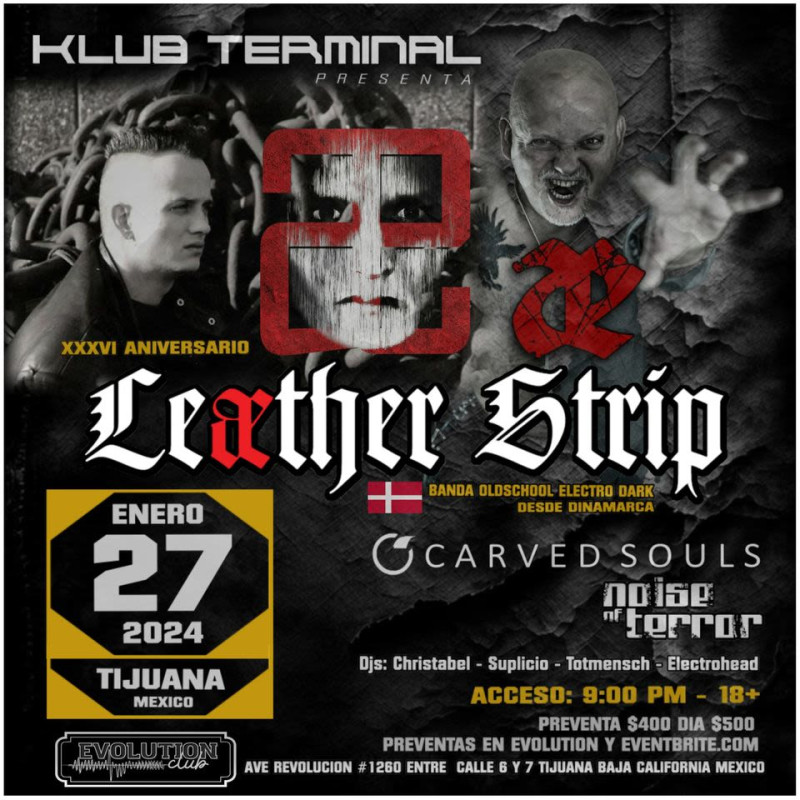 Leather Strip en Tijuana en Evolution