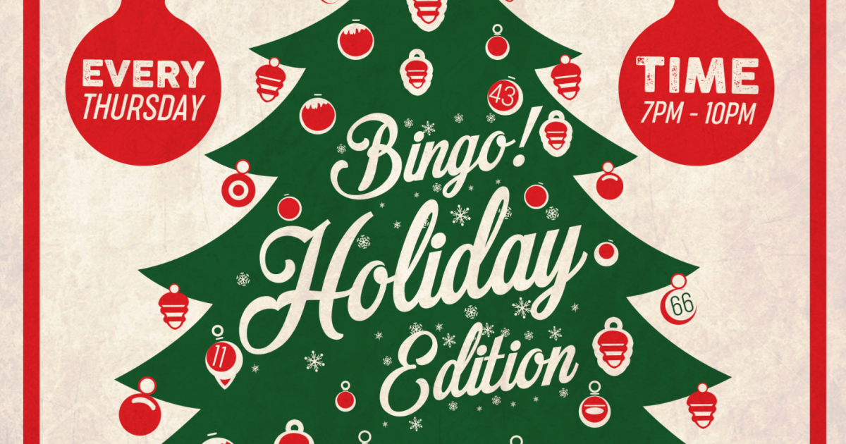 Bingo! Holiday Edition in Denver at Mile High Spirits