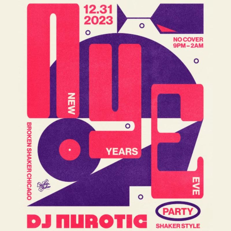 New Years Eve in Chicago at Broken Shaker at Freehand Chicago