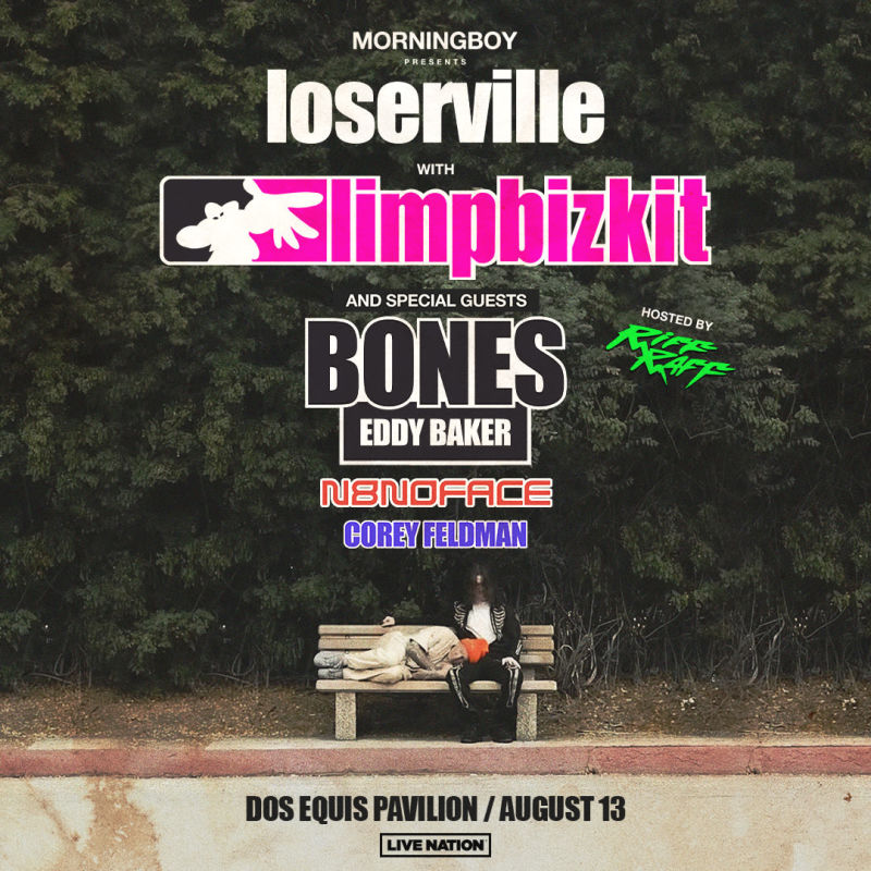 LOSERVILLE 2024 Limp Bizkit,BONES,N8NOFACE,Corey