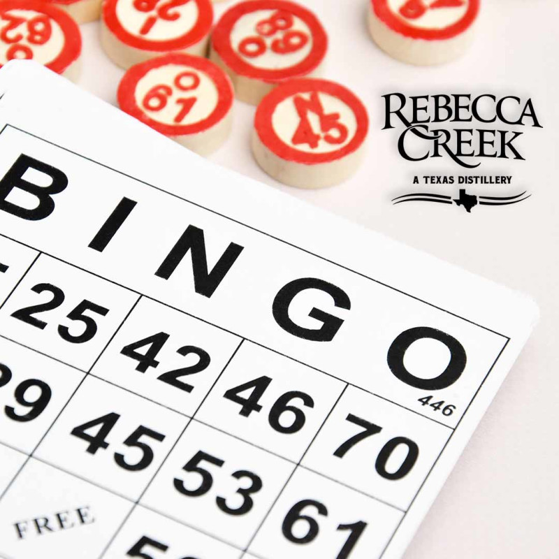 Bingo Wednesday in San Antonio at Rebecca Creek Distillery
