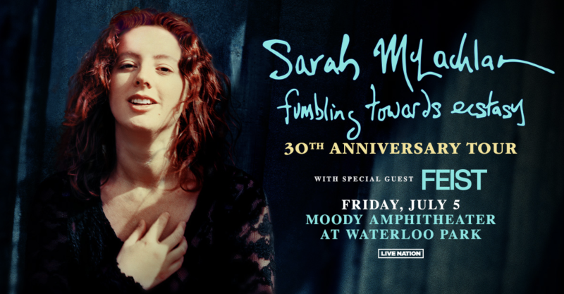 Image of Sarah McLachlan performing live in 2025