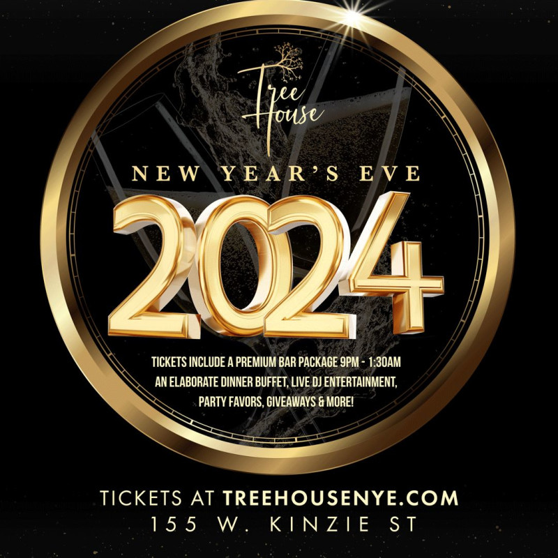 Tree House New Year's Eve in Chicago at Tree House