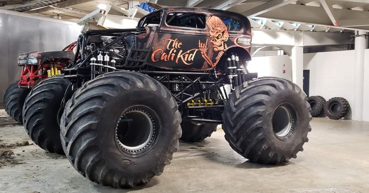 Monster Truck Show at The Evergreen Speedway, Sat in Monroe at