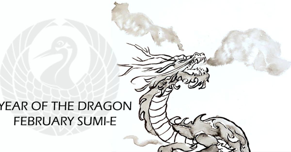 Virtual February Sumie Classes (Tuesdays) in Chicago at