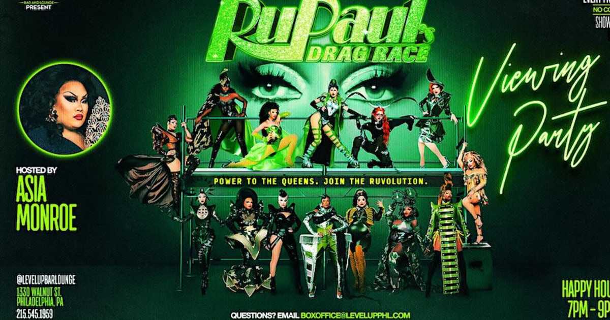 RuPaul Drag Race Viewing Party in Philadelphia at Level Up Bar