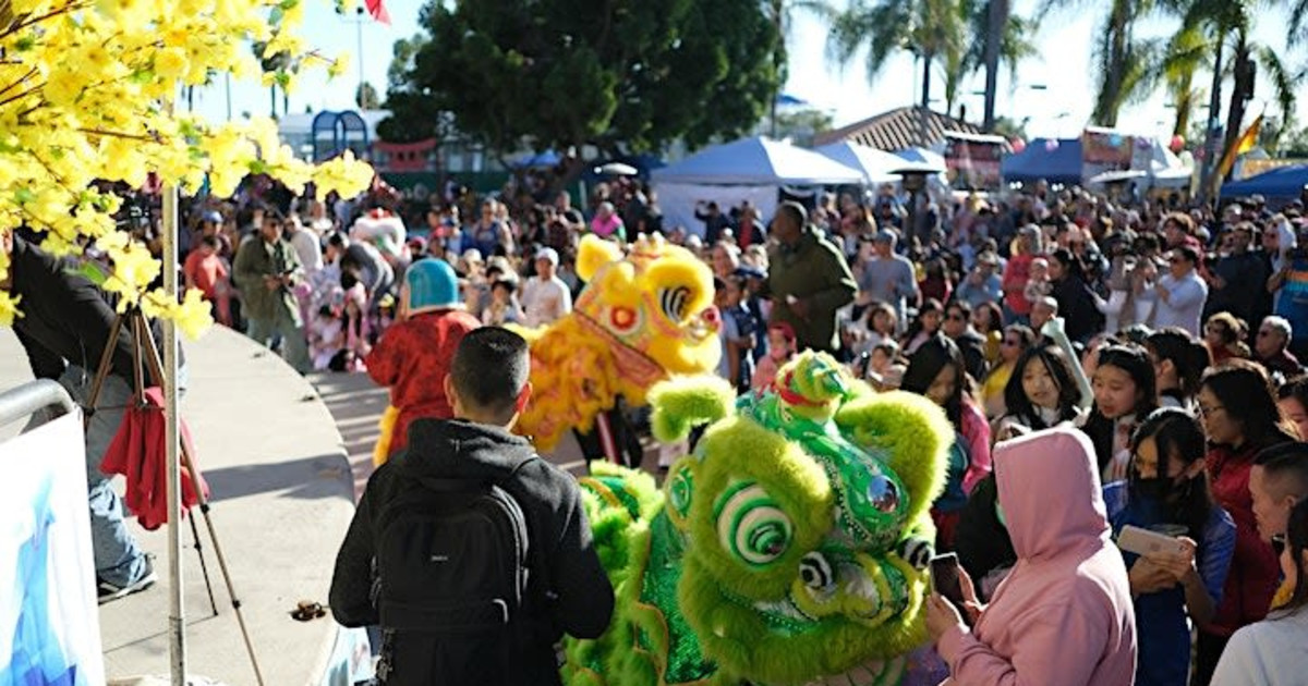 2024 SD Lunar New Year Festival in San Diego at Officer Jeremy