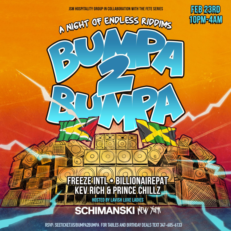 Bumpa 2 Bumpa A Night of Endless Riddims in Brooklyn at