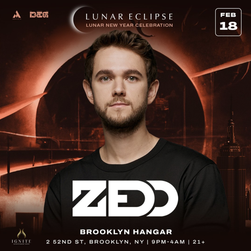 ZEDD in Brooklyn at The Brooklyn Hangar