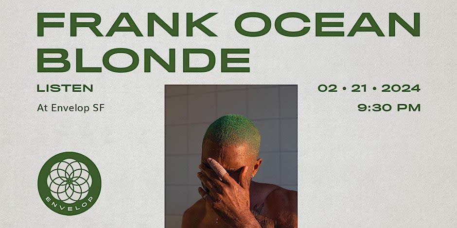 フランクオーシャン　new classic logo tee XL Blonded Tee New Classic Logo Frank Ocean Italia Blonded Radio