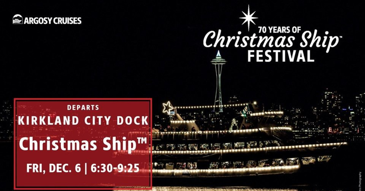 Christmas Ship In Seattle At Argosy Cruises