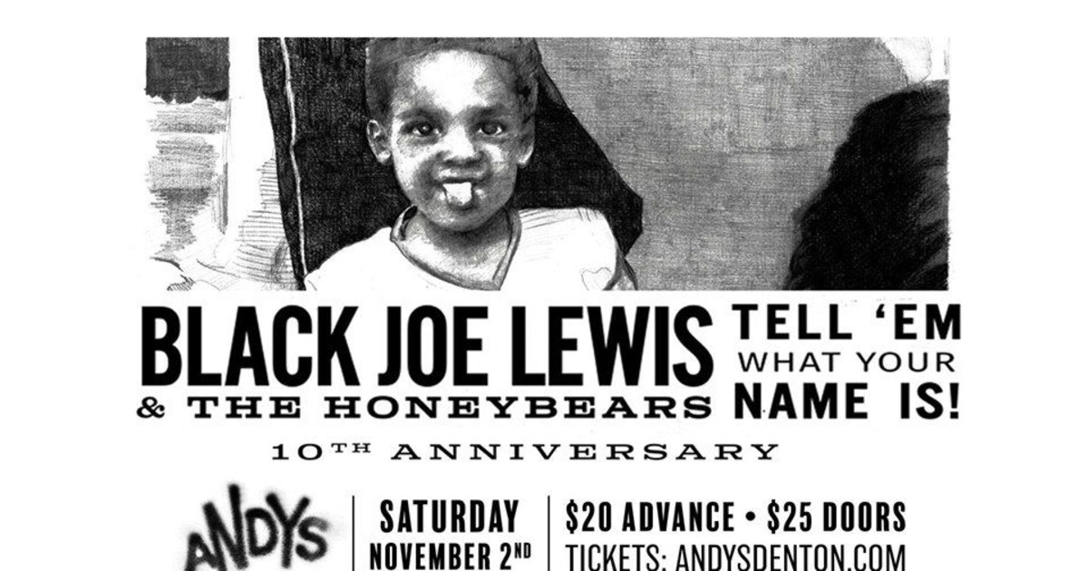 Black Joe Lewis in Denton at Andy's Bar