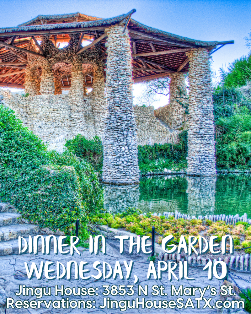 Evening Dinner at the Garden in San Antonio at Japanese Tea Garden