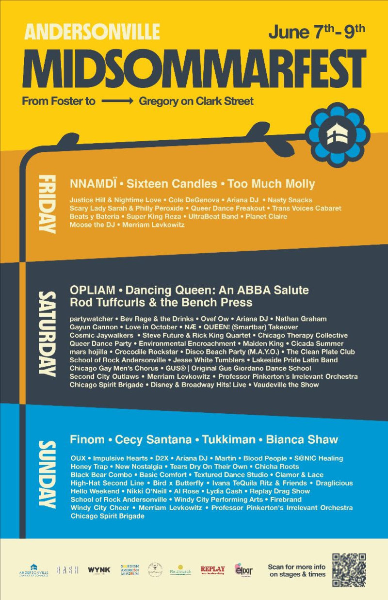 Midsommarfest in Chicago at Andersonville