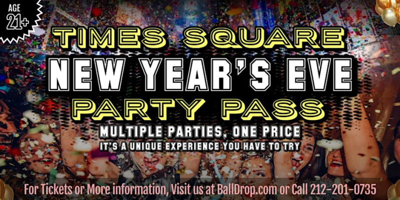 Times Square New Year's Eve Party Pass