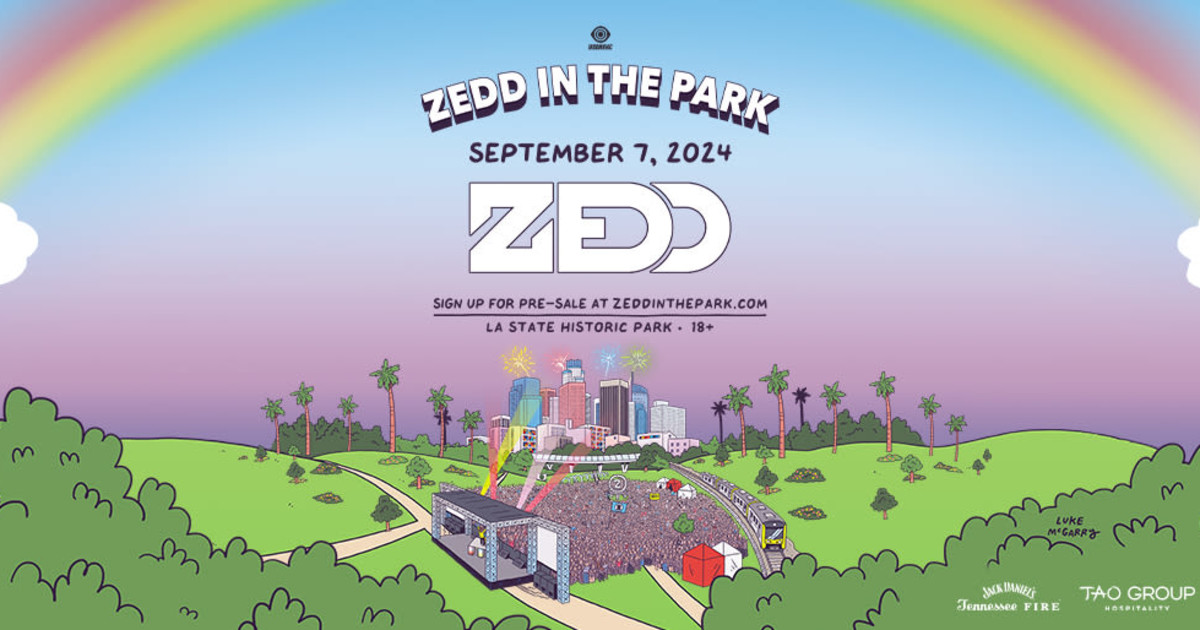 Zedd in the Park in Los Angeles at LA State Historic Park