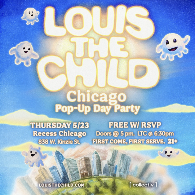 Louis The Child Chicago PopUp Day Party in Chicago at Recess