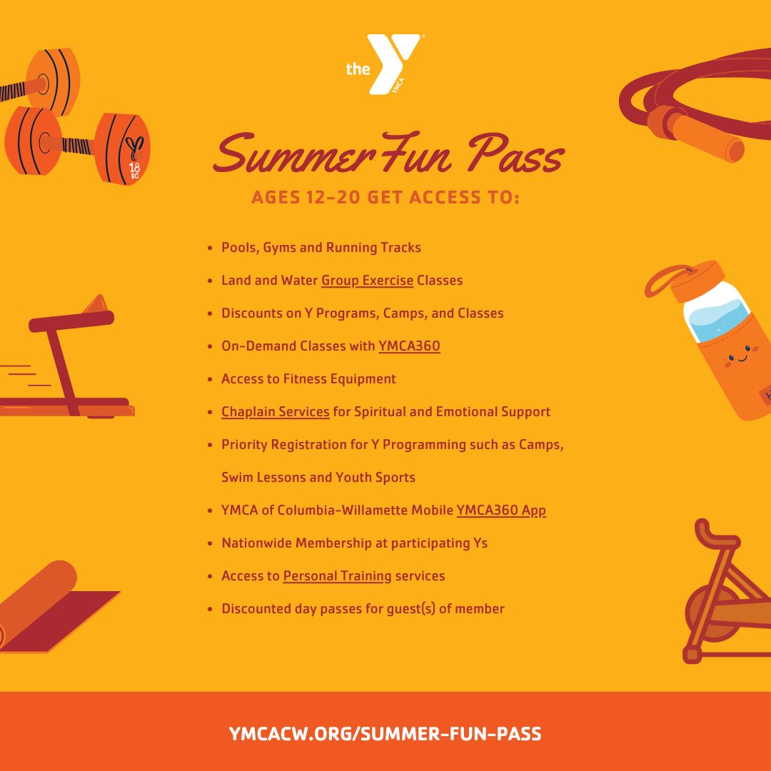 Summer Fun Pass in Portland at YMCA