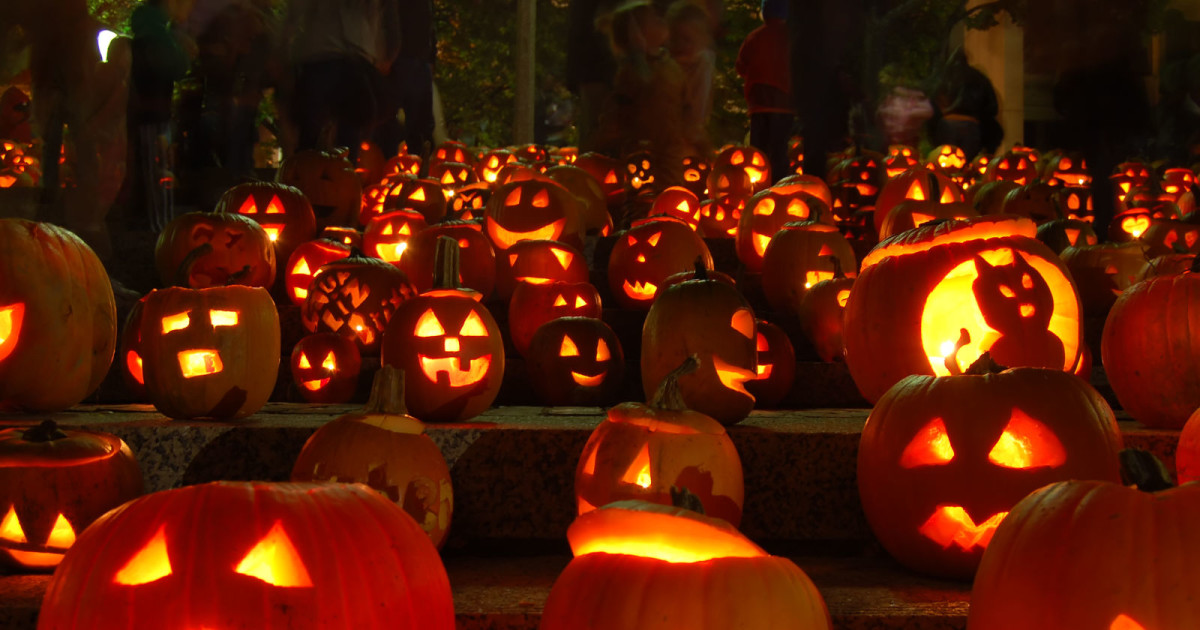 Pier Pumpkin Lights in Chicago at Navy Pier