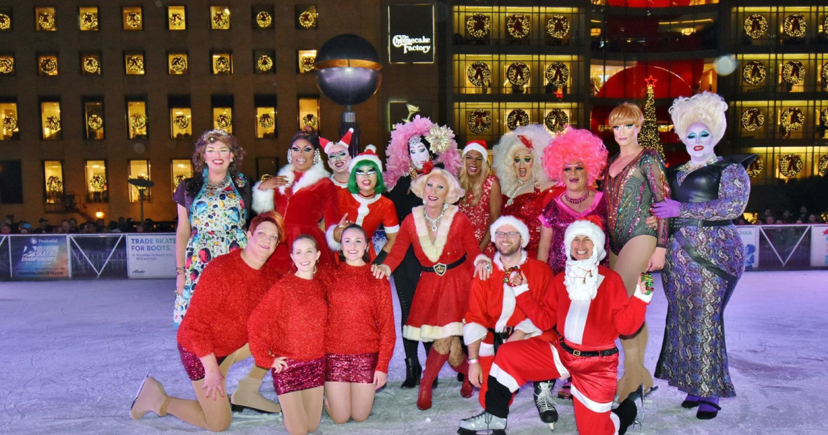 Drag Queens on Ice in San Francisco at The Safeway Holiday Ice Rink