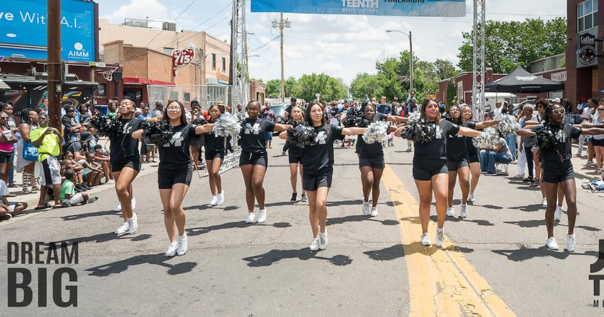 Parade in Denver at Five Points