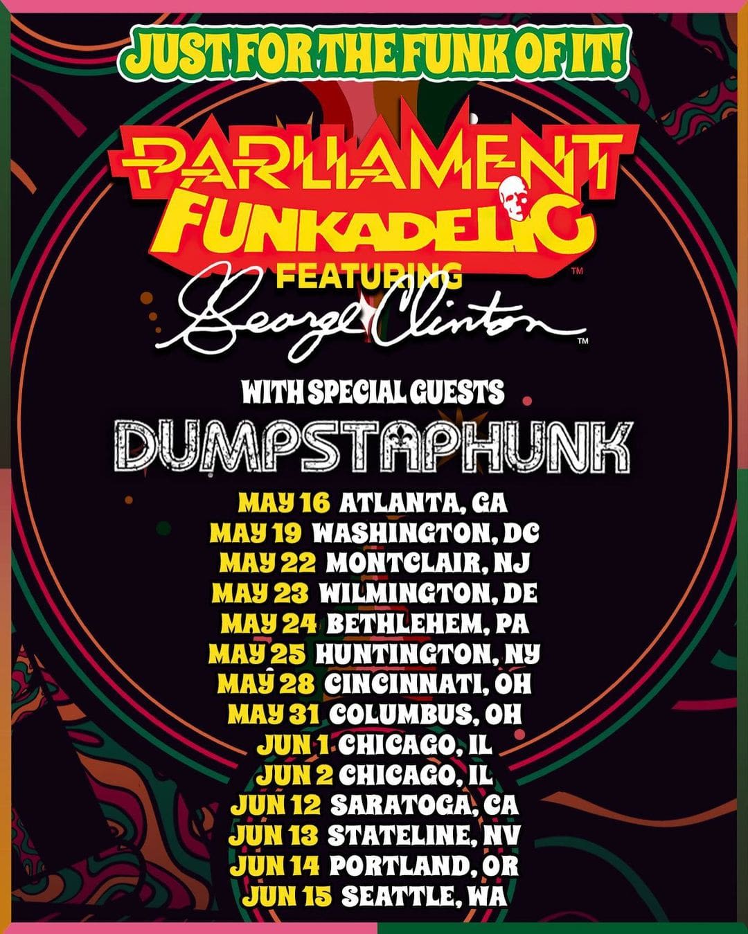 Parliament-Funkadelic ft. George Clinton in Saratoga at The