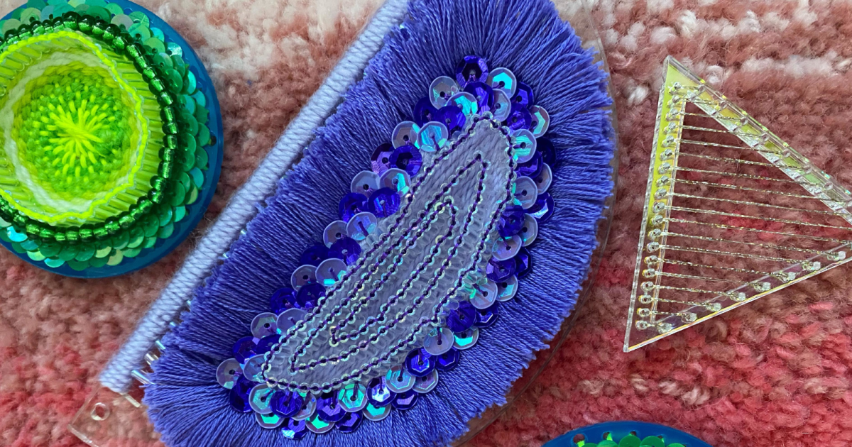 Creating Sculptural Elements in Embroidery ! - SOLD OUT in