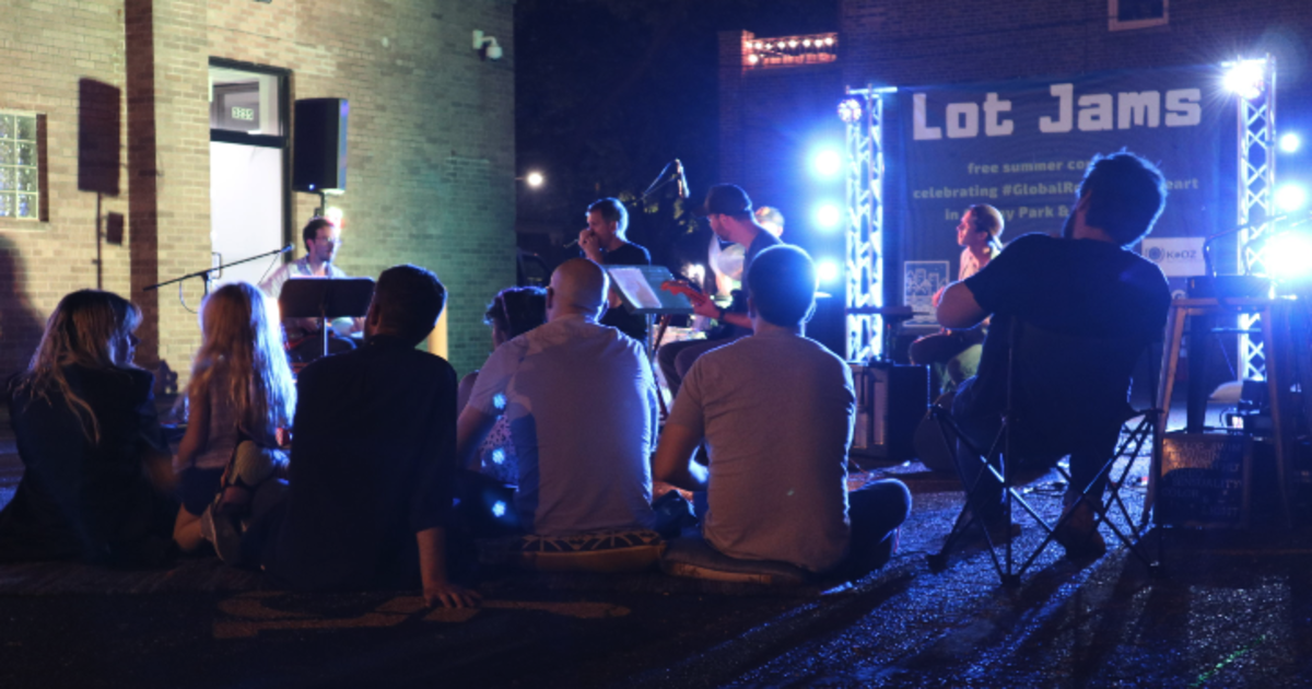 Lot Jams in Albany Park in Chicago at Albany Park