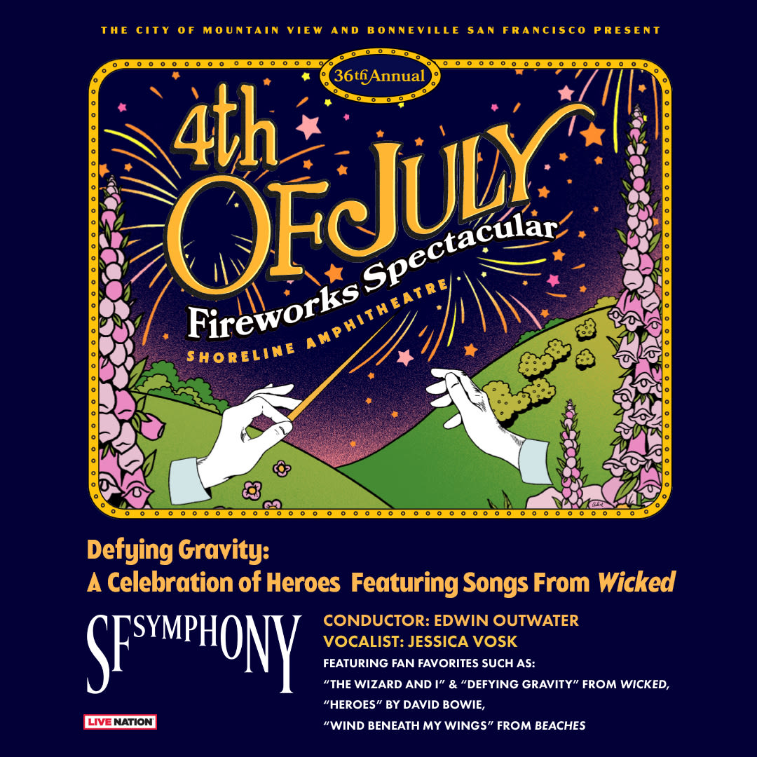 4th of July Fireworks Spectacular w/ the SF Symphony in Mountain, image size:1080x1080