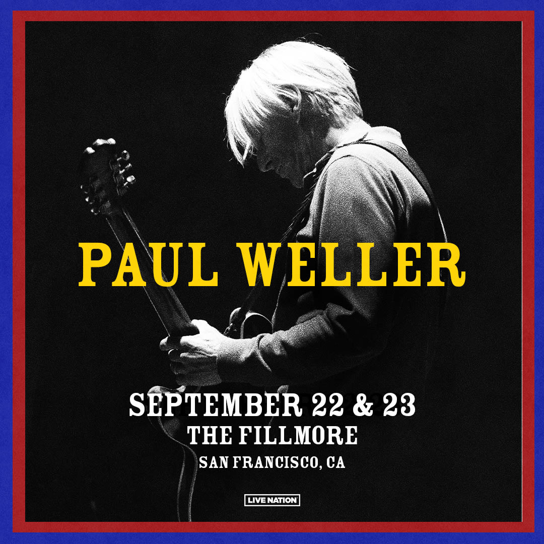 Paul Weller in San Francisco at The Fillmore