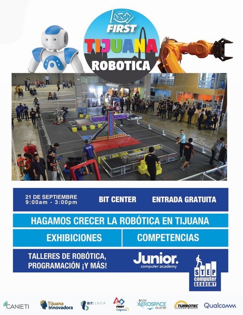 First Tijuana Robotica en Tijuana en BIT Center