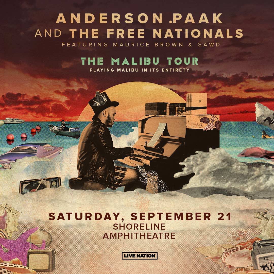 Anderson .Paak & The Free Nationals in Mountain View at Shoreline