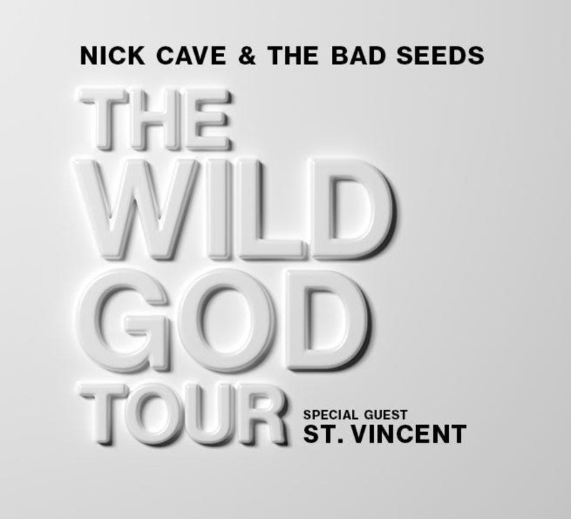 Nick Cave performing live at an event in 2025