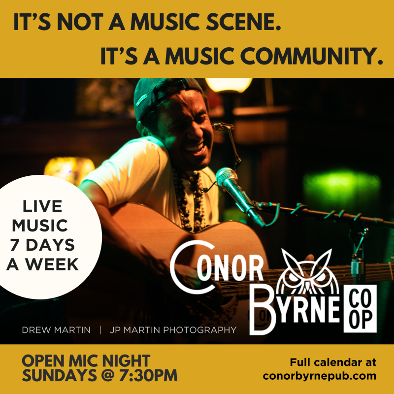 Conor Byrne Open Mic - FREE