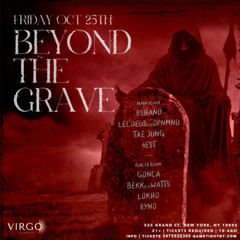 Virgo Beyond the Grave Halloween Party 2024 in New York