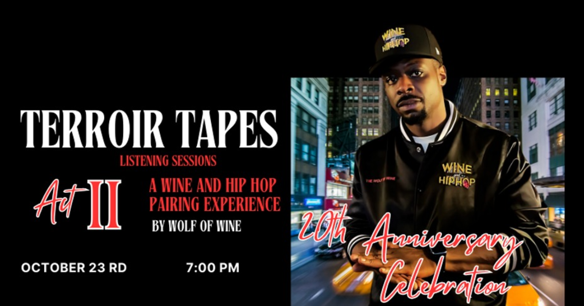 The Wine and Hip Hop Terroir Tapes Listening Sessions in NYC at