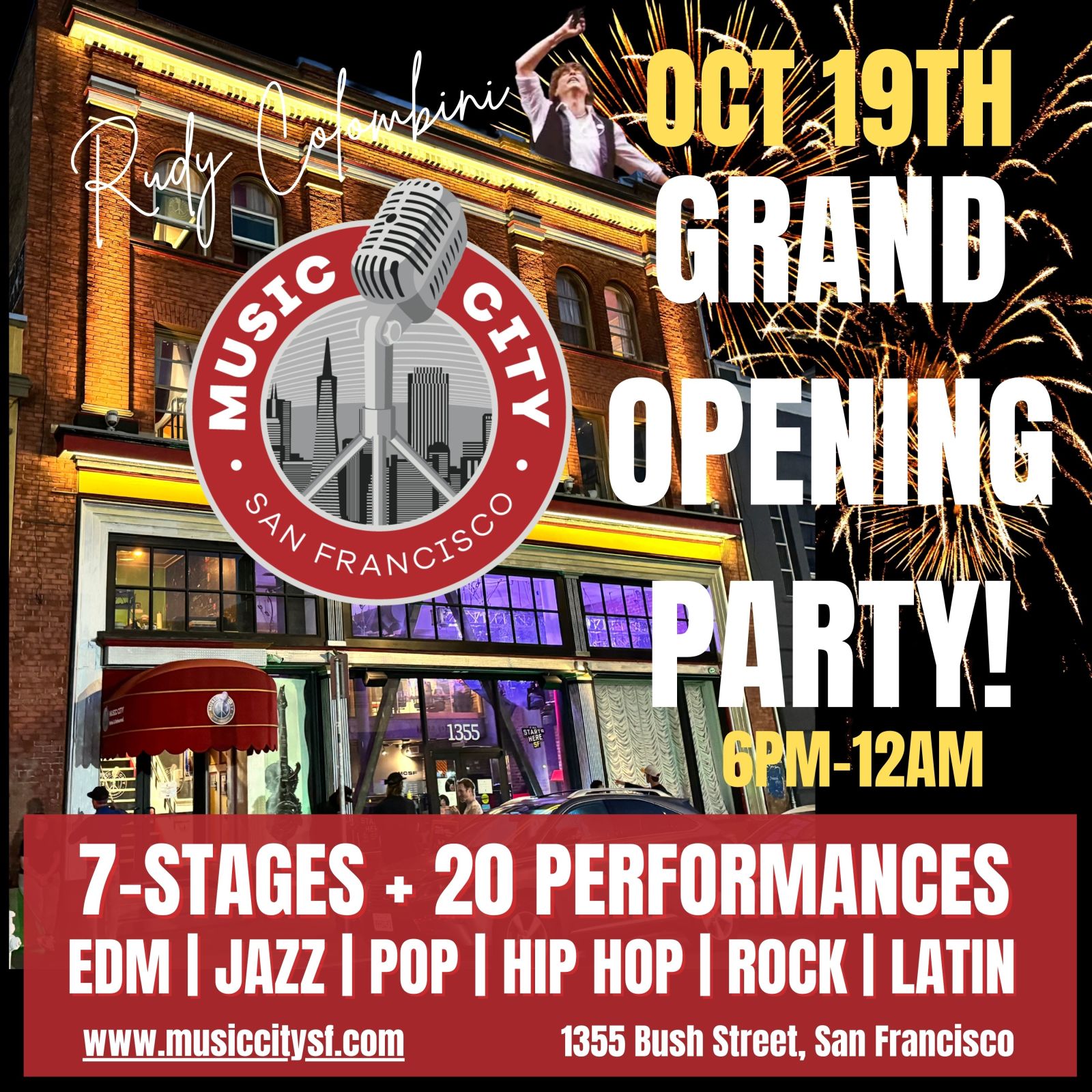 Music City SF Grand Opening Party in San Francisco at Music City SF